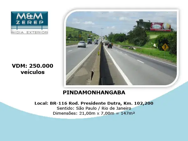 Painel na Dutra Outdoor na Dutra Imagem